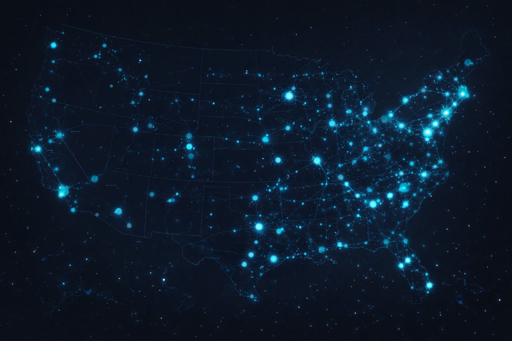 U.S. intelligence network map